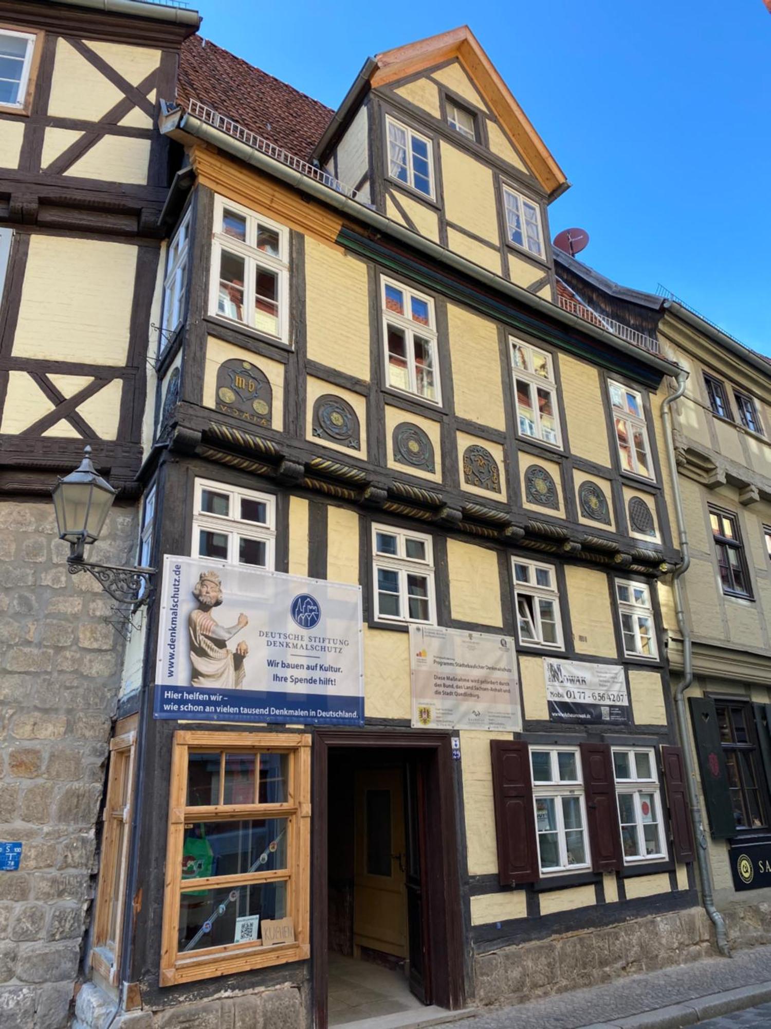 Ferienwohnung Helene Im Einzeldenkmal - Lange Gasse 29 Quedlinburg Kültér fotó